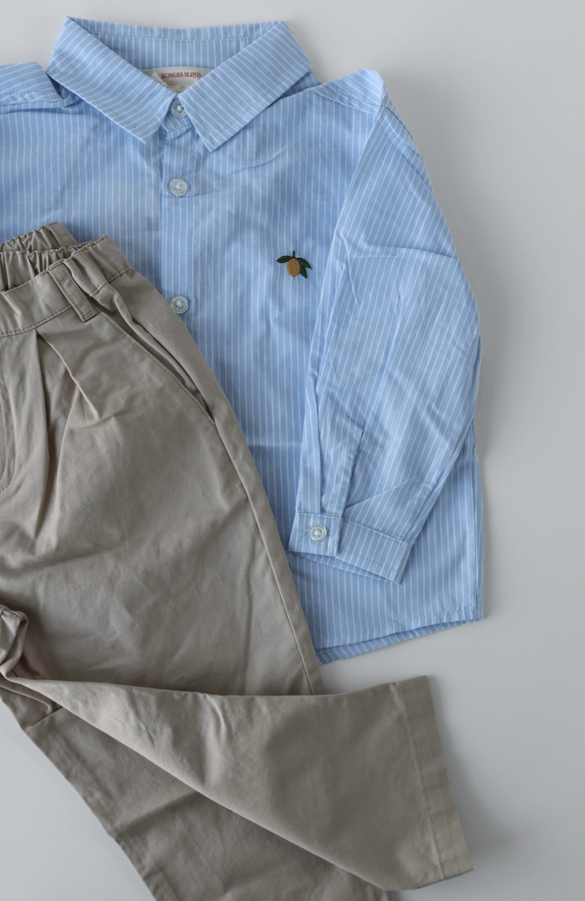 Wes Shirt - Blue Stripe