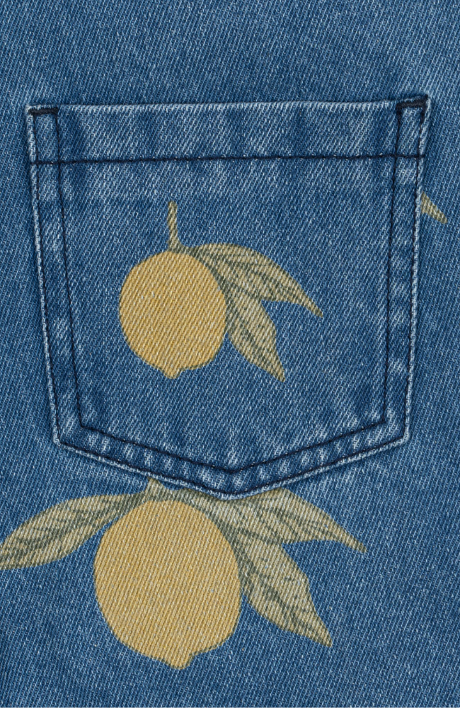 Magot Overalls - Lemon Denim