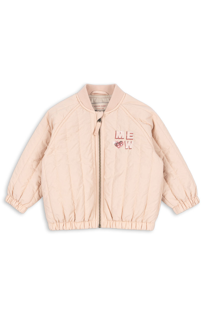Juno Kitty Bomber Jacket - Cameo Rose