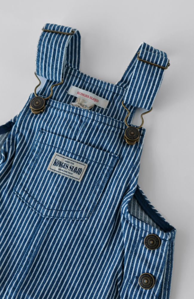 Luc Overalls - Blue Stripe