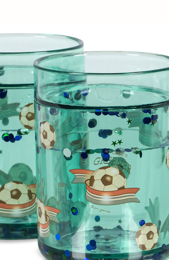 2 Pack Glitter Cup - Kick it