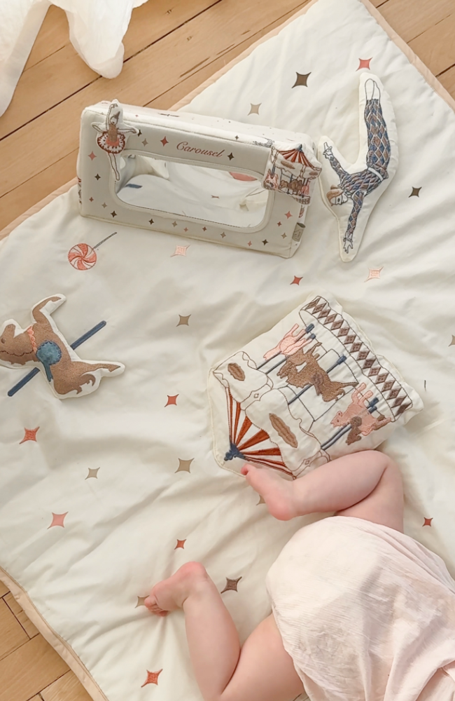 Tummy Time Mirror - Carousel