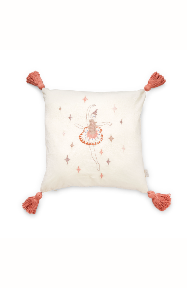 Embroidered Cushion - Ballerina