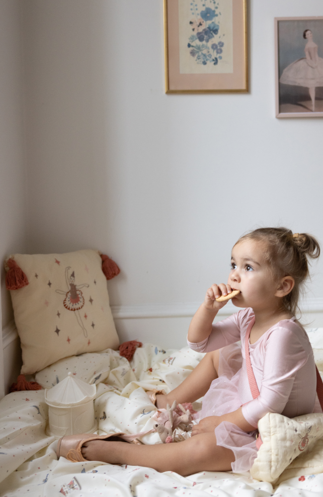 Embroidered Cushion - Ballerina