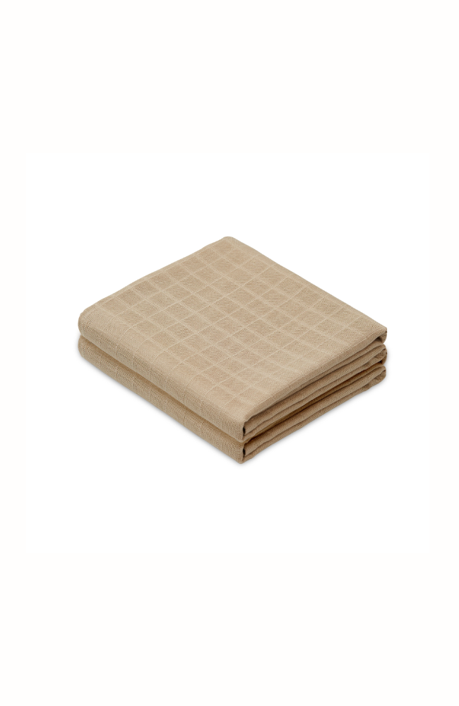 Muslin Cloth 2 pack - Latte
