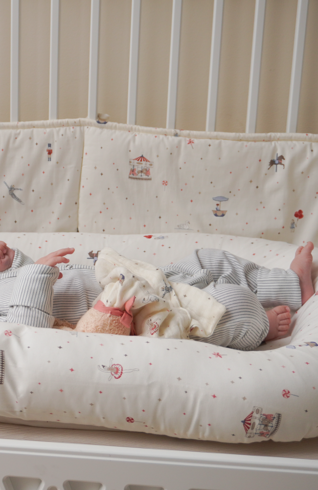 Cot Bumper - Carousel