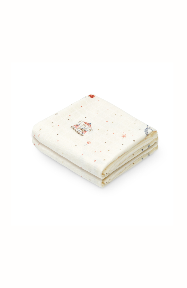 Muslin Cloth 2 pack - Carousel