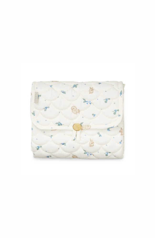 Changing Mat Quilted - Blueberries