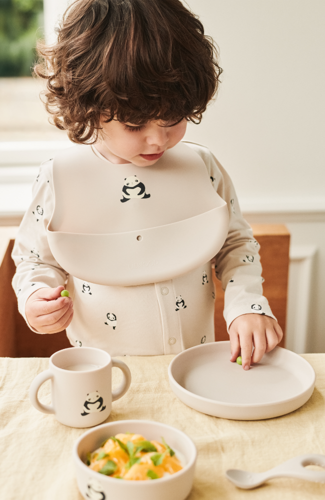 Vivi Printed Tableware Set - Panda / Sandy