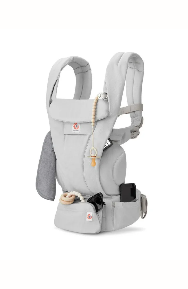 Burðarpoki Omni Deluxe Cotton - Pearl Grey