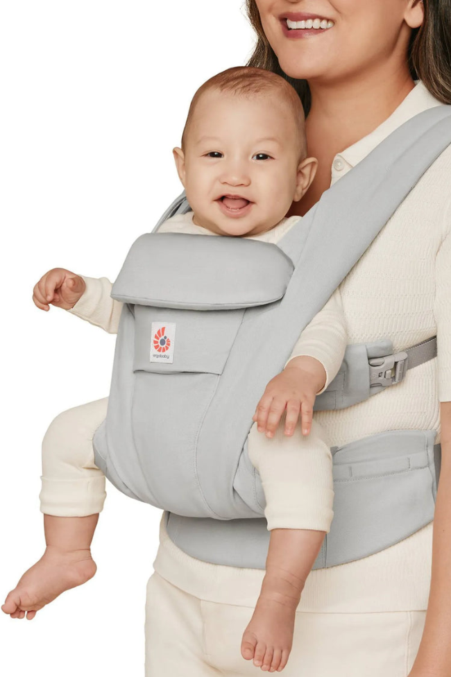 Burðarpoki Omni Deluxe Cotton - Pearl Grey