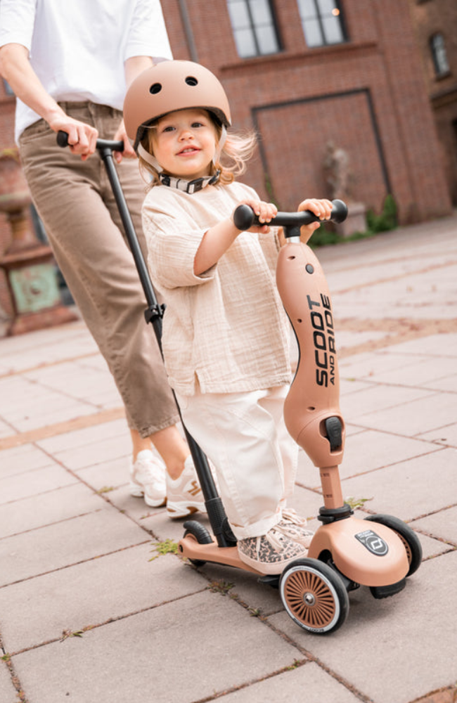 Highwaykick 1 Push&Go evolutionary scooter - Mocha