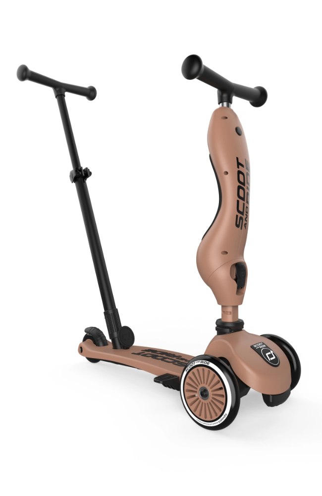 Highwaykick 1 Push&Go evolutionary scooter - Mocha