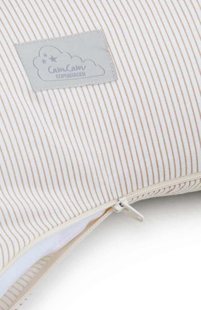 Nursing Pillow - Classic Stripes Camel