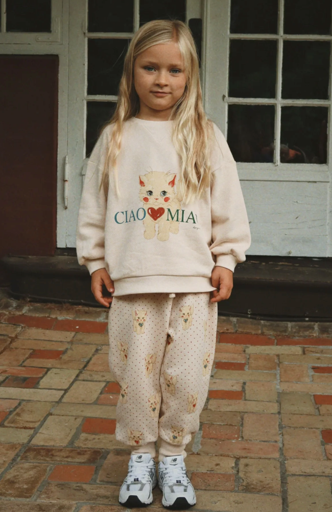 Ciao Miao Sweatshirt - Whisper Pink