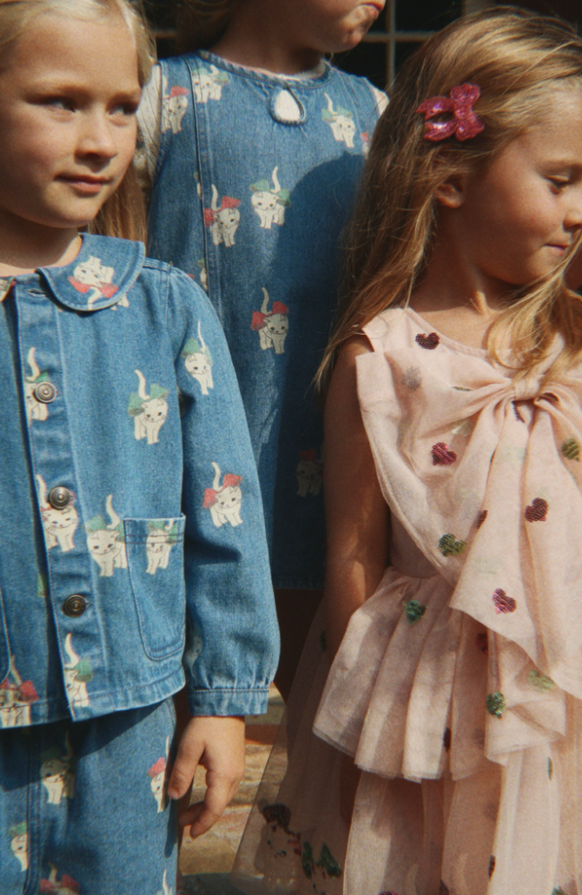 Yvonne Bow Dress - Bow Kitty