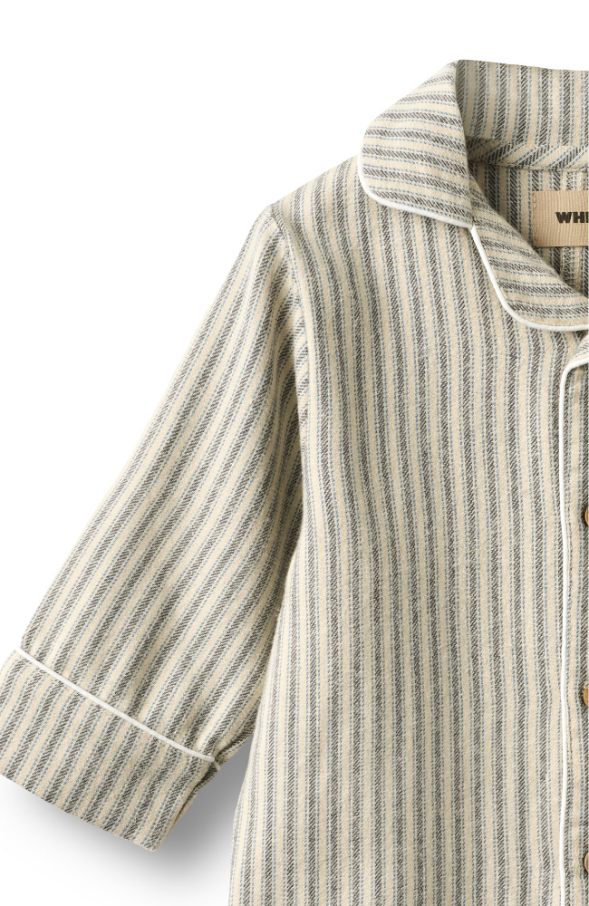 Night Suit L/S Lennie - Blue Stripe