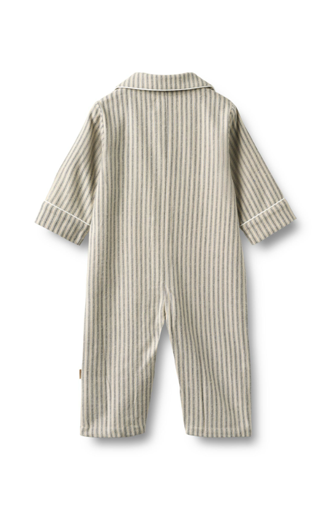 Night Suit L/S Lennie - Blue Stripe