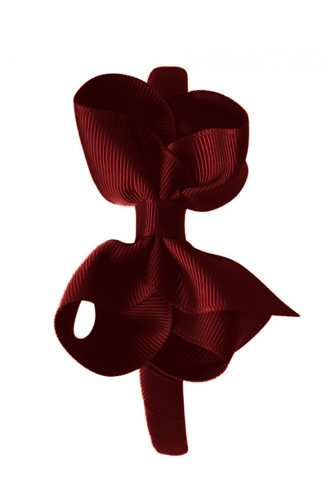 Hairbrace Bow - Burgundy