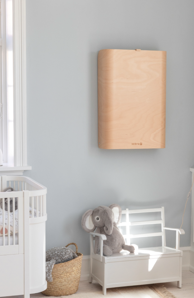 Skiptiborð Veggfest / Wall Changing Table - Wood