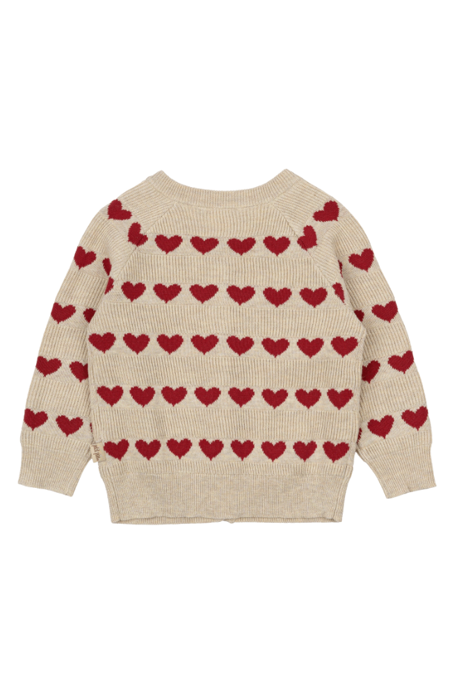 Cardigan Knit - Heart Knit