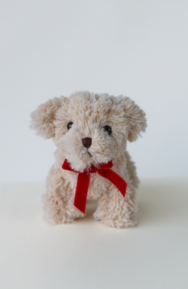Baby Animals - Dog w/ Red Bow