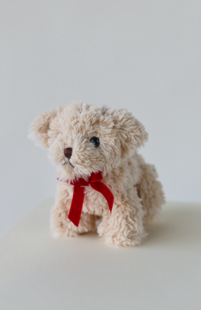 Baby Animals - Dog w/ Red Bow