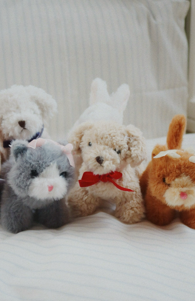 Baby Animals - Dog w/ Red Bow