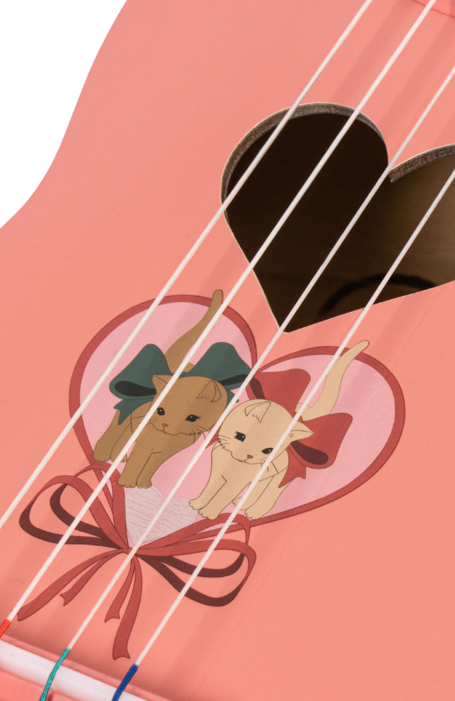 Ukulele Glossy - Bow Kitty