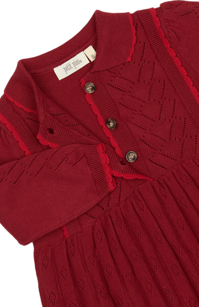 Daimi Knit Dress - Biking Red