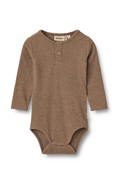 Body L/S Benny - Coffee Melange st.56-92