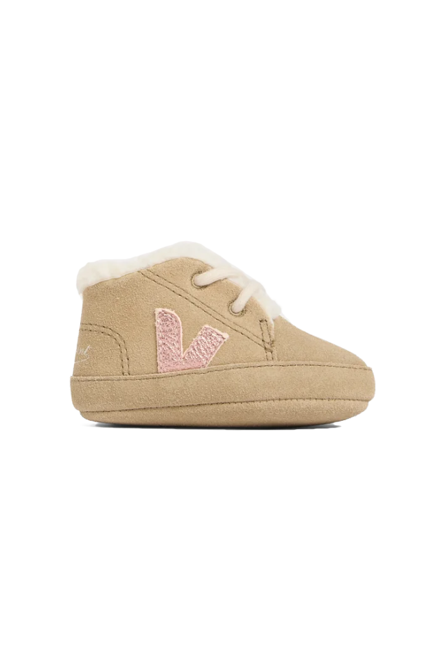 Bonpoint x Veja Baby Winter Suede - Dune/Platine