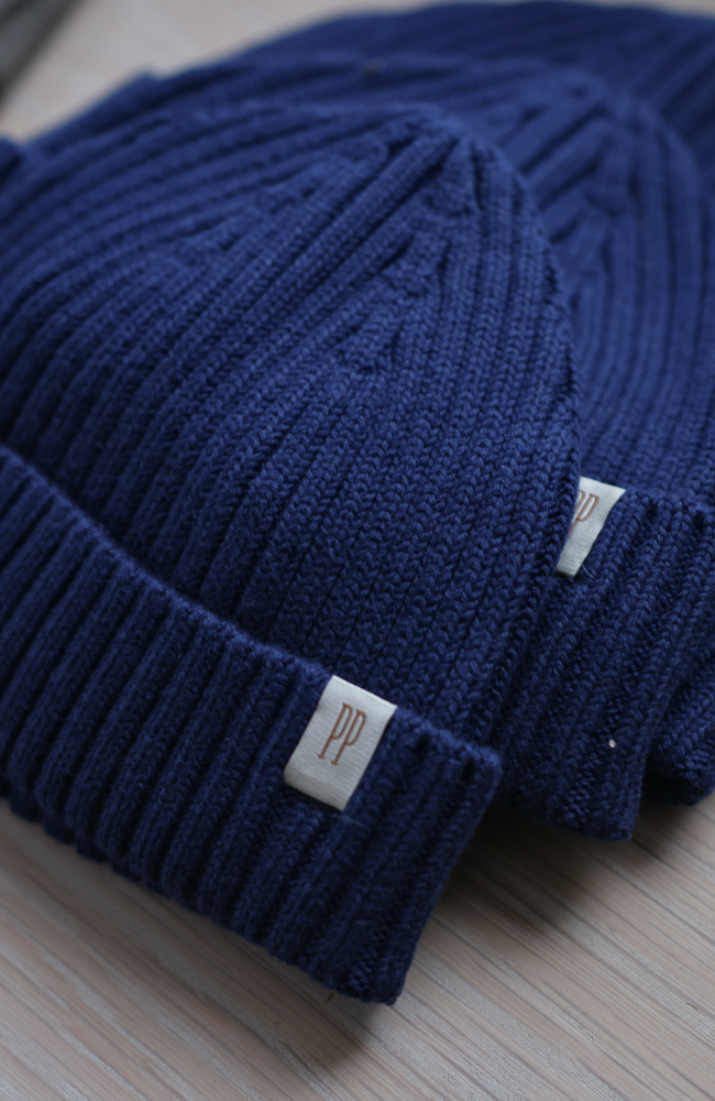 Knit Beanie - Navy