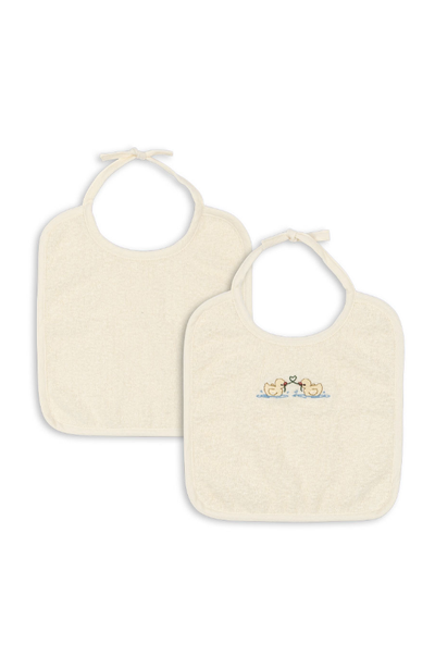 Figo 2pk Terry Bibs - Antique White