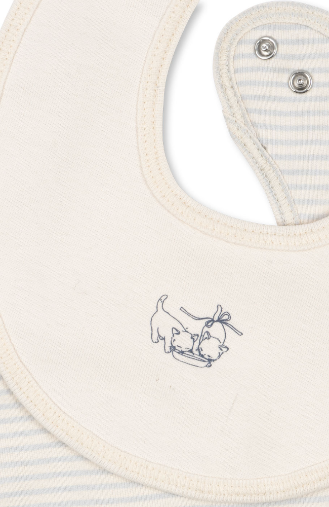 Fio Stripe 2pk Bibs - Blue Mix