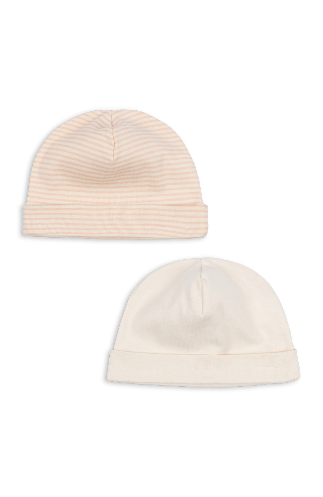 Fio Stripe 2pk Beanie - Blush Mix