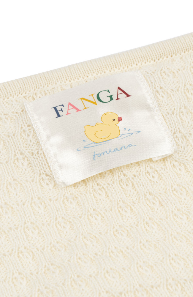 Venti Pointelle Blanket - Antique White