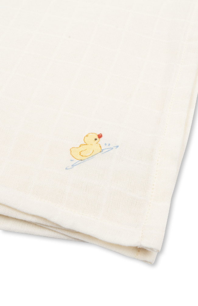 Nuvoli 10pk Muslin Cloth - Antique White