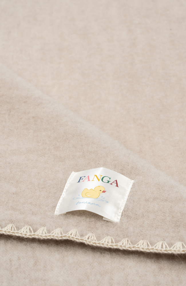 Erba Wool Fleece Blanket - Oatmeal Melange