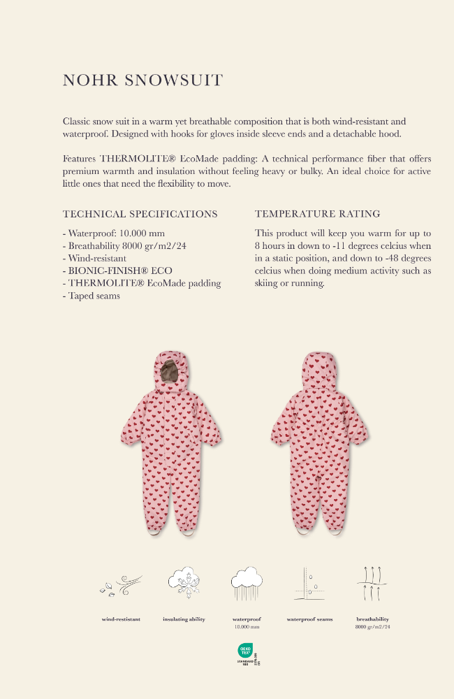 Nohr Snowsuit - Amour Pink