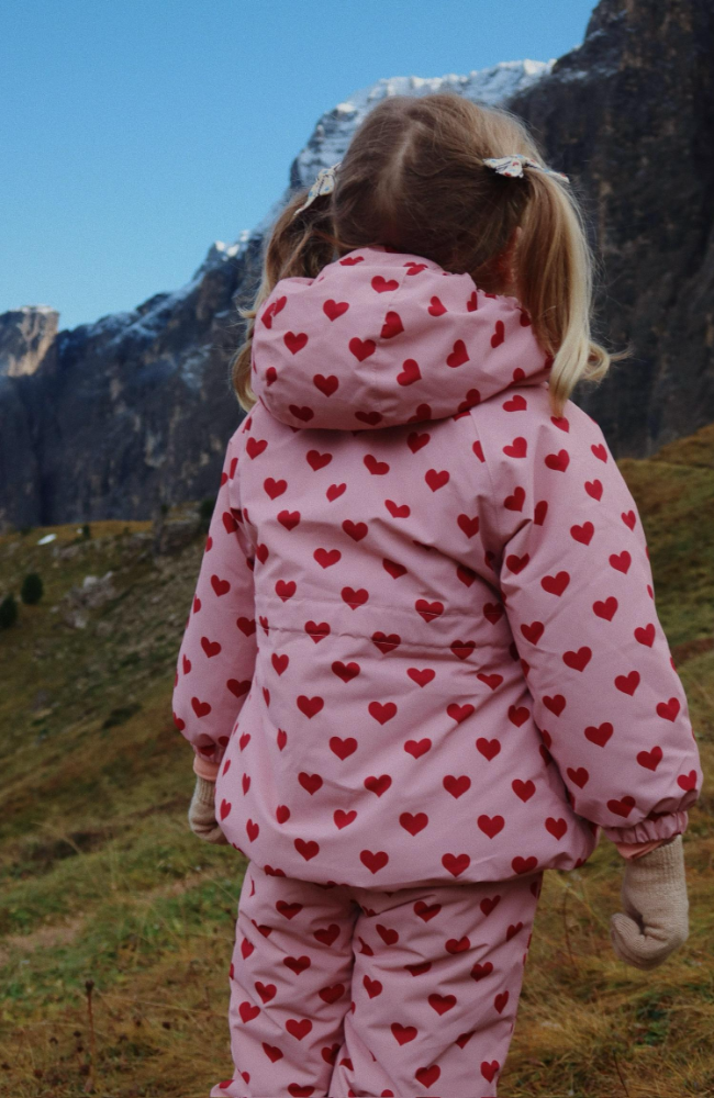 Mismou Frill Winter Jacket - Amour Pink