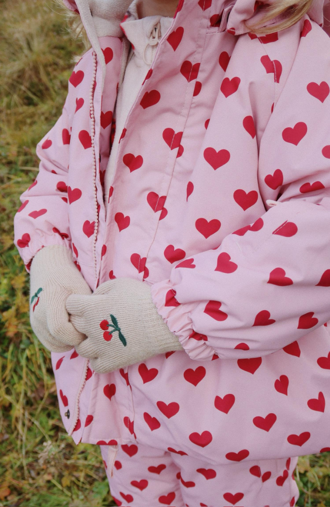 Mismou Frill Winter Jacket - Amour Pink