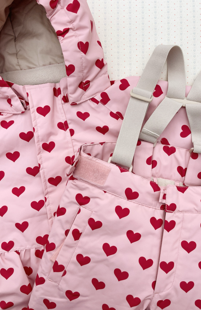 Mismou Frill Winter Jacket - Amour Pink