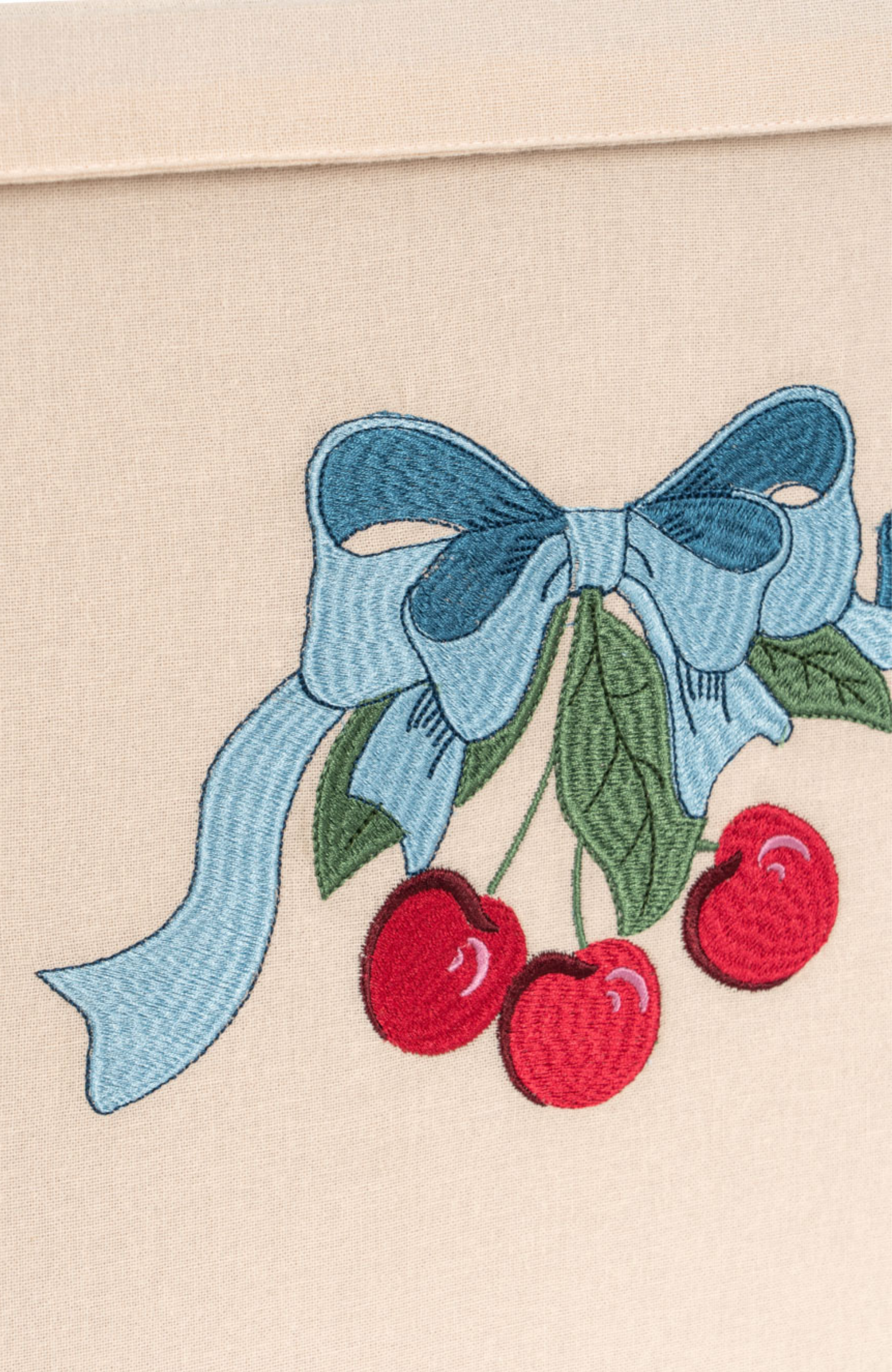 Storage Basket Small - Cherry Bow