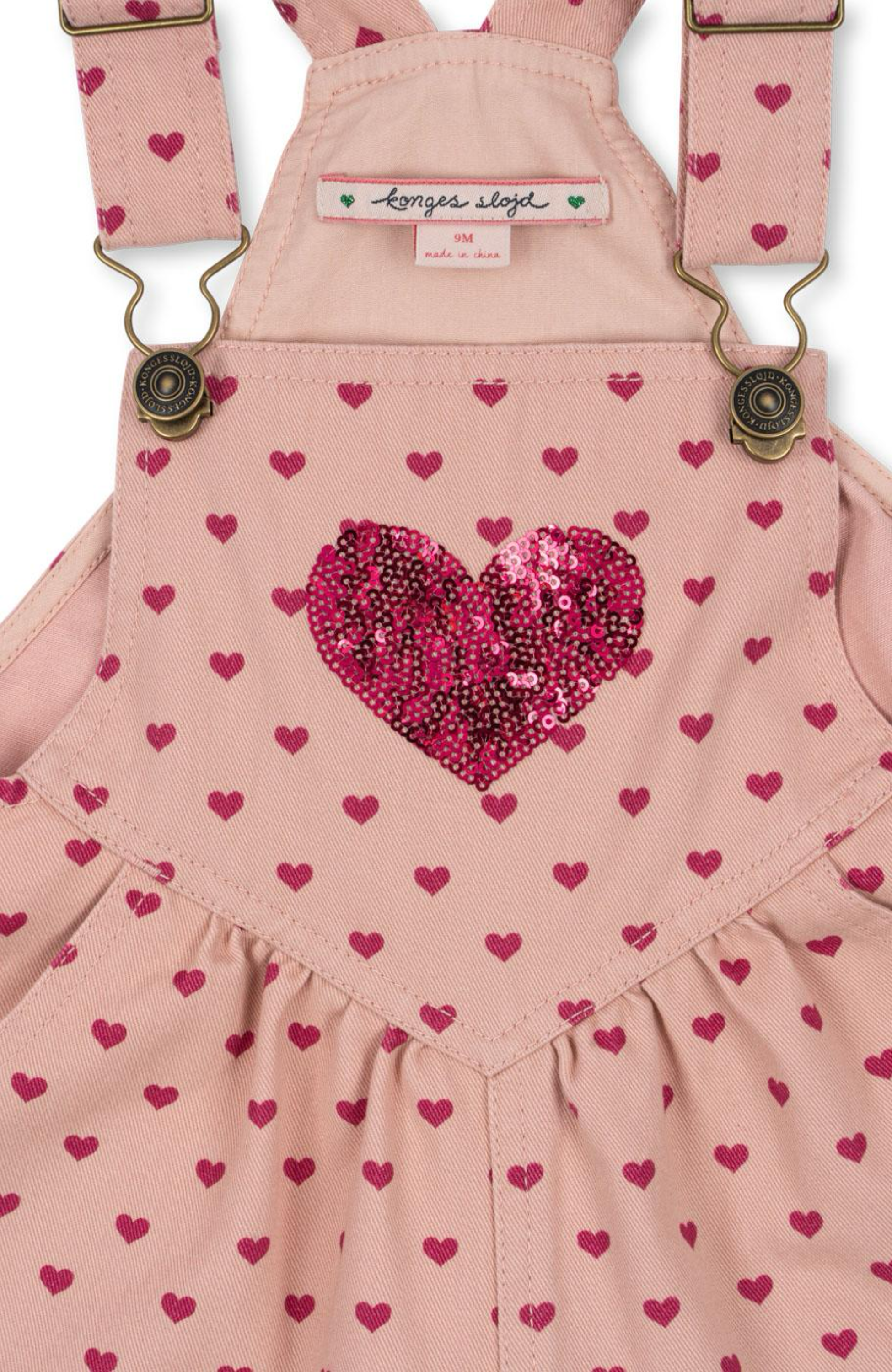 Nola Sequin Overalls - Berry Coeur