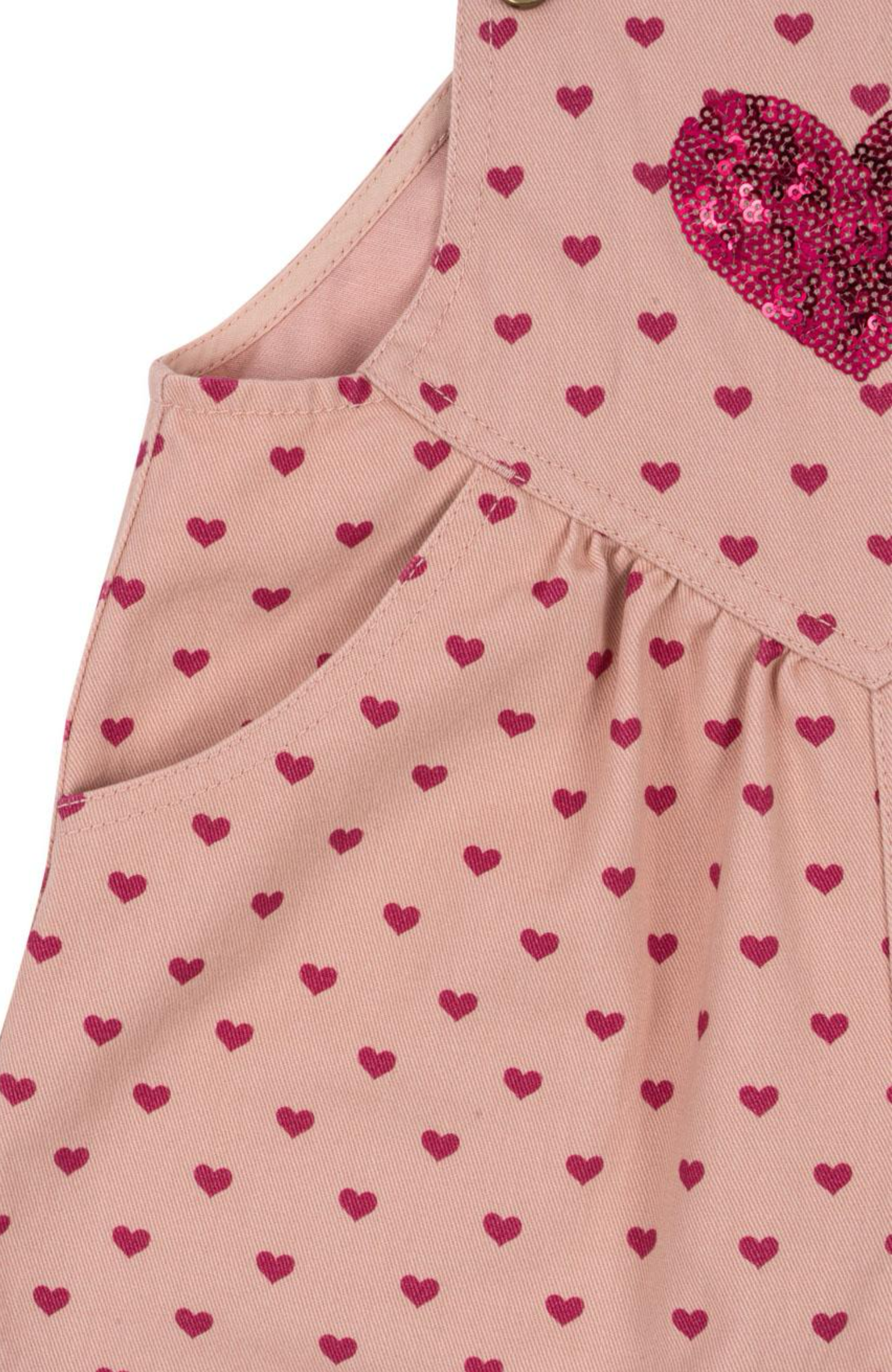 Nola Sequin Overalls - Berry Coeur