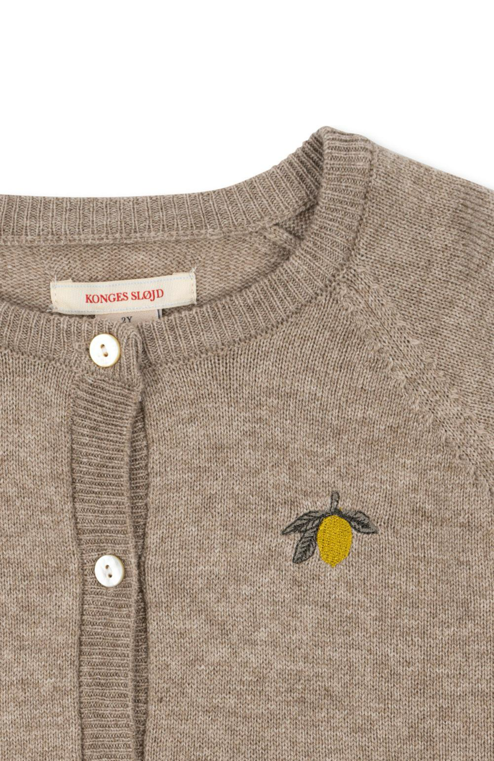 Mattou Knit Wool/Cashmere Cardigan - Light Brown