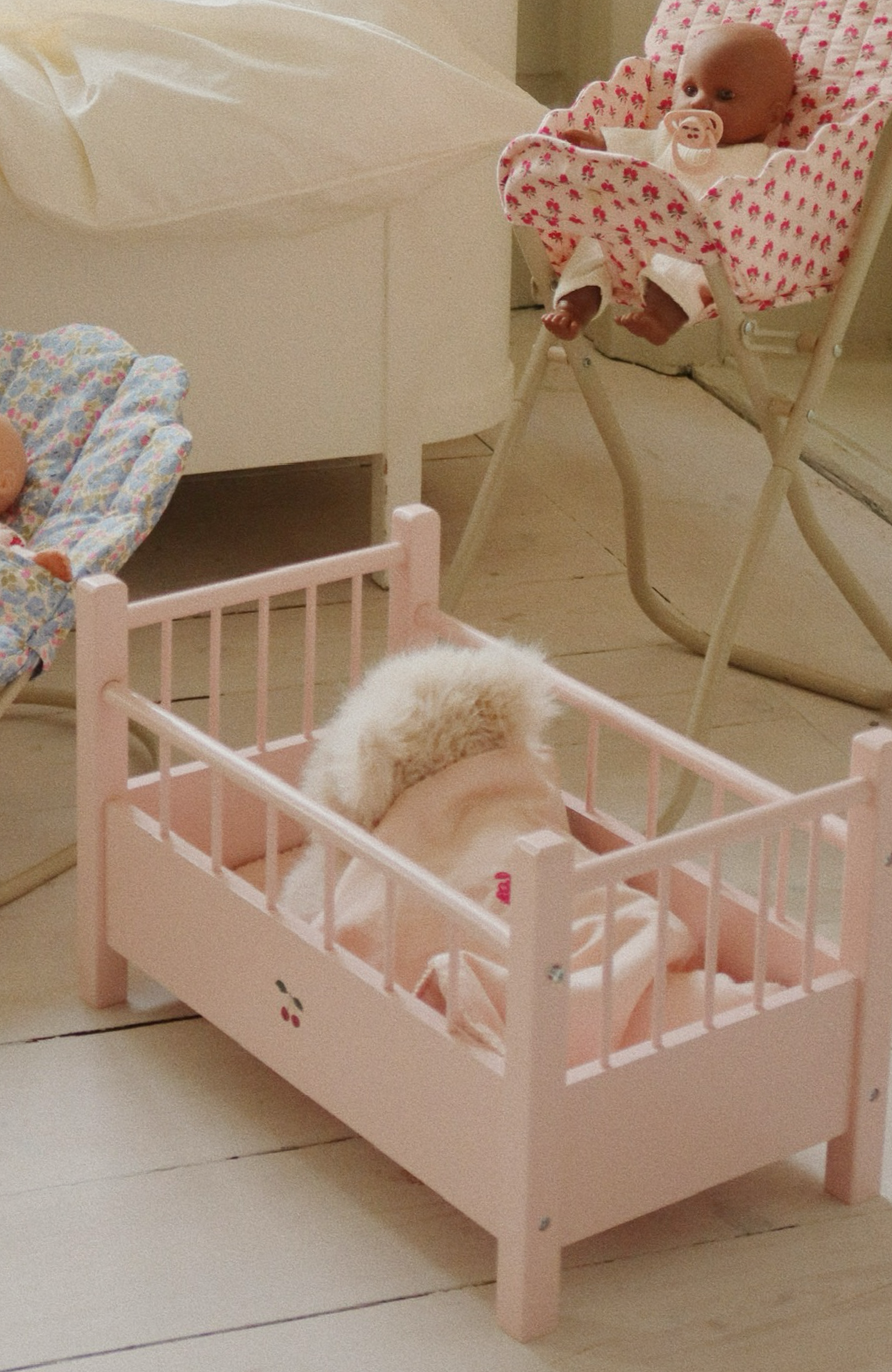 Doll Bedding - Cameo Rose
