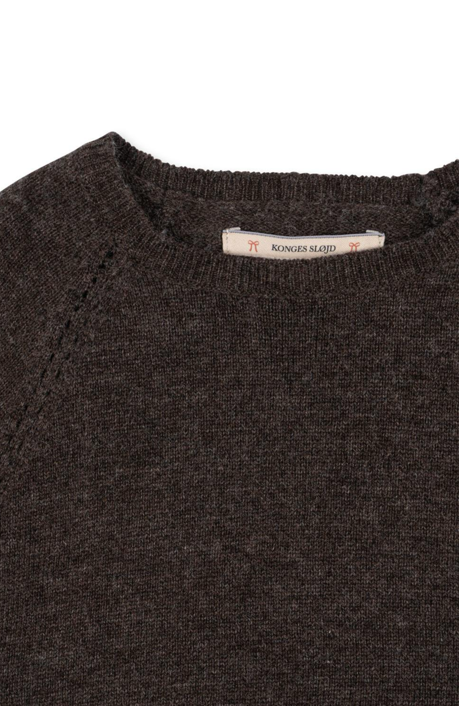 Cathy Knit Wool Sweater - Brown Melange