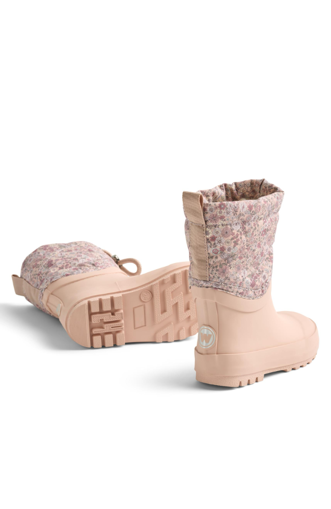 Thermo Snowboot Drizzle - Rose Dust Flowers